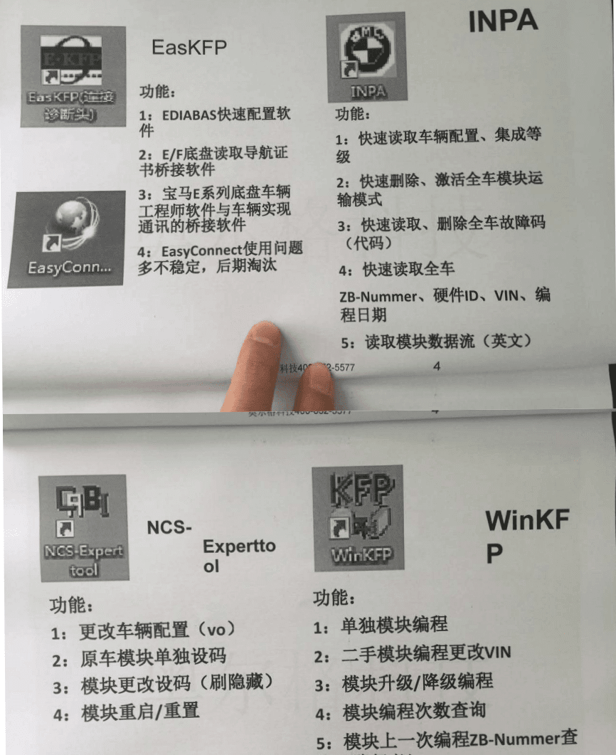 📂宝马BMW | 工程师教程 2016年 AEG版：宝马工程师培训 BMW Coding tool EasKFP WinKFP INPA NCS E-sys Tool32 编程设码（63页）