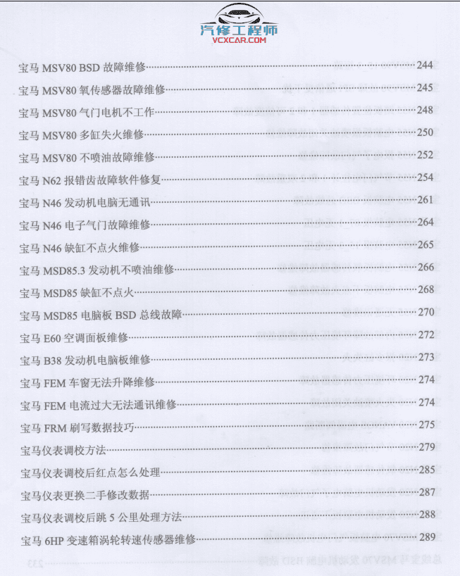 📂宝马BMW | 电子维修 2021年 YQH版: 宝马BMW电子维修 音响维修 CCC主机维修 EVO主机维修 防盗数据修改 配钥匙 电脑板故障维修(295页 820M)