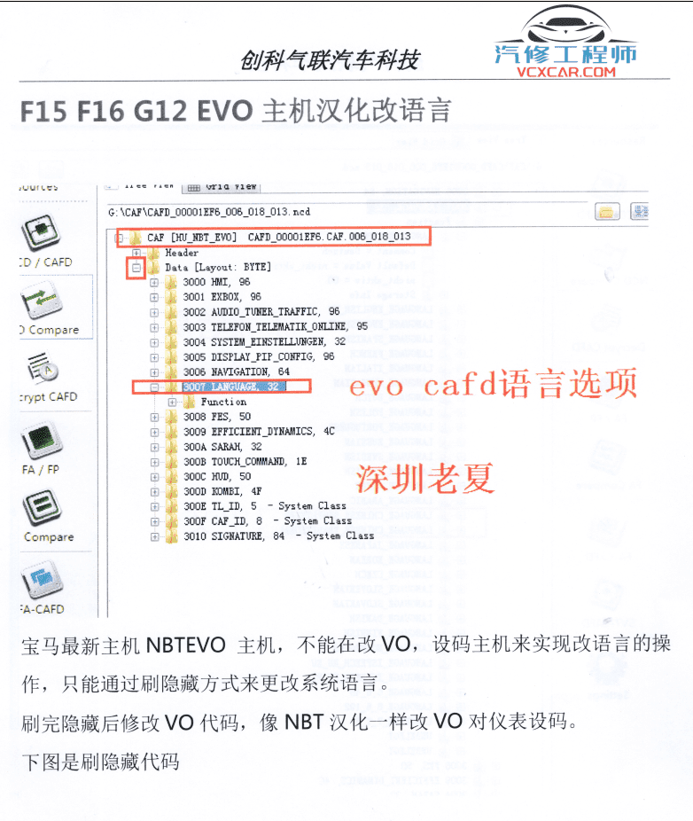 📂宝马BMW | 加装改装 2017.8第3版 老夏版: 宝马高级工程师培训手稿 [书籍+视频] 加装改装详细教程 诊断编程设码刷隐藏 升级降级 证书删除写入 模块修复 故障屏蔽 编死救活 防盗解码 上+中+下(430页 1.6G）