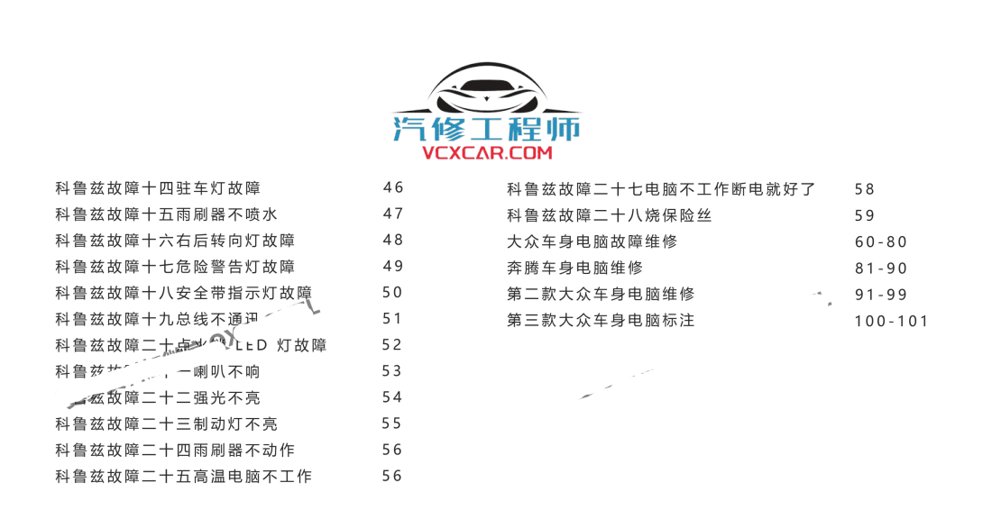📂李永春 系列 08. 汽车车身电脑常见故障维修 科鲁兹车身电脑工作原理和故障维修