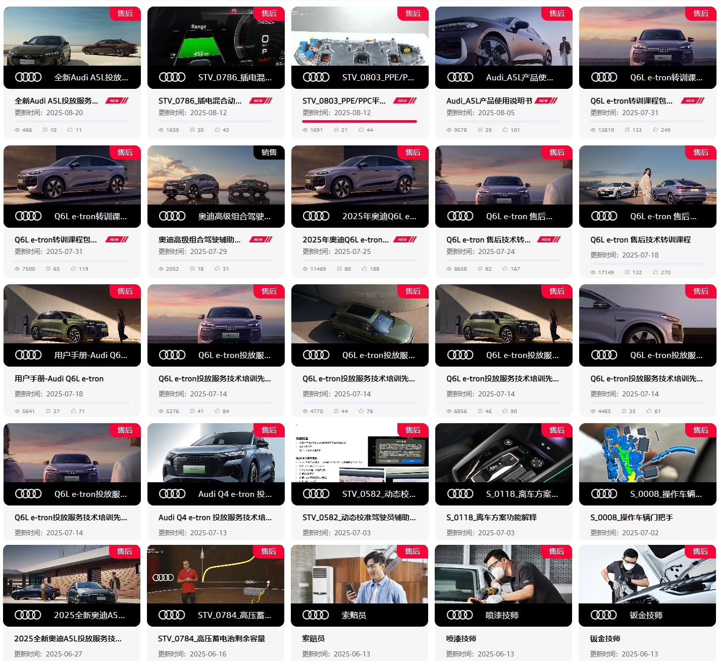 💰[单售：￥500] 2026.1【刺 · 第5季】〔奥迪Audi · 原厂内部 · 核心技术 · 全部培训课程〕单买永久更新