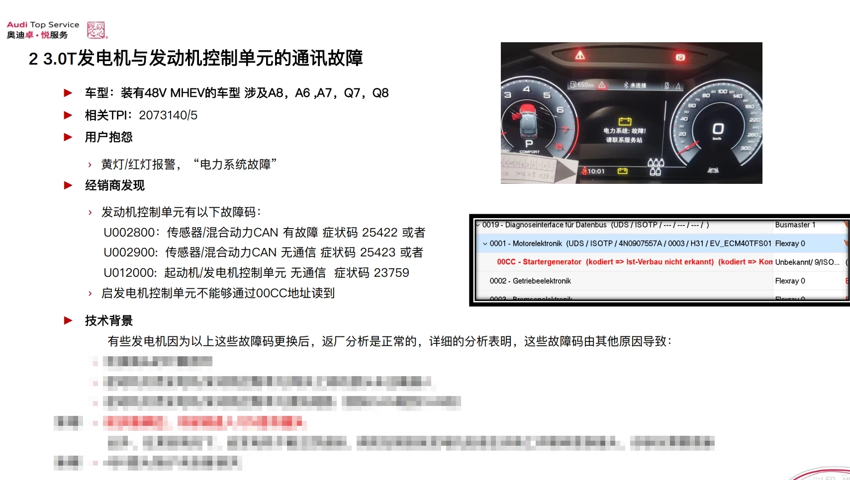 📂奥迪Audi | 原厂SOST 内部技术培训—2025年第1期：电器 变速箱 发动机 底盘 新能源 驾驶辅助