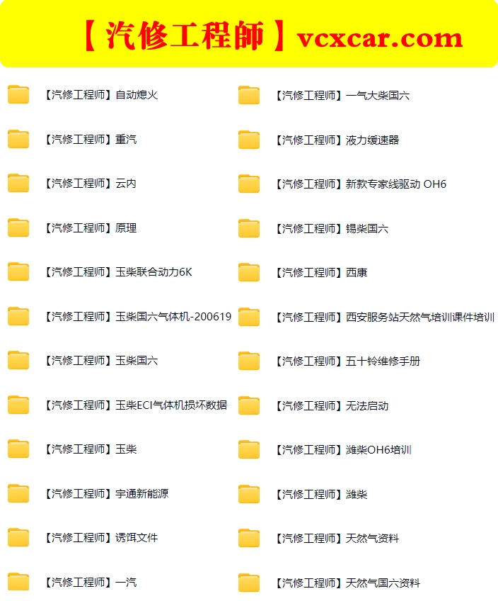 📂重卡 | 资料 整理13：天然气重卡维修线路图 技术培训 刷死救活 故障诊断等（6500份 44.5G）