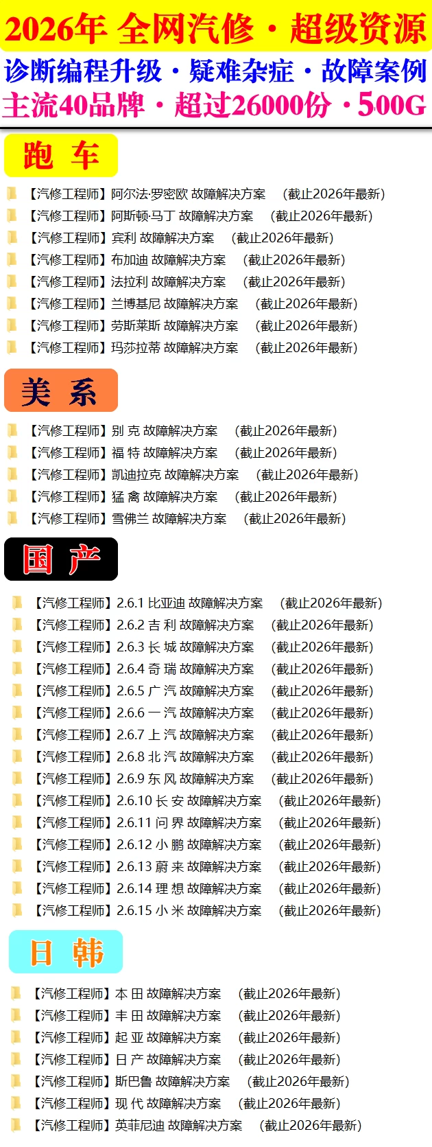 💰[单售：￥500] 2026.1【刺 · 第5季】〔奥迪Audi · 原厂内部 · 核心技术 · 全部培训课程〕单买永久更新