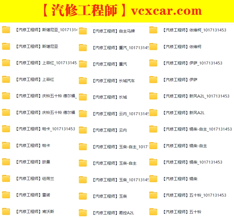 🟥[SVIP·专享] 柴油车资料 整理18：2024重卡货车维修资料大全 自动变速箱+缓速器维修资料大全（3600份 112G）