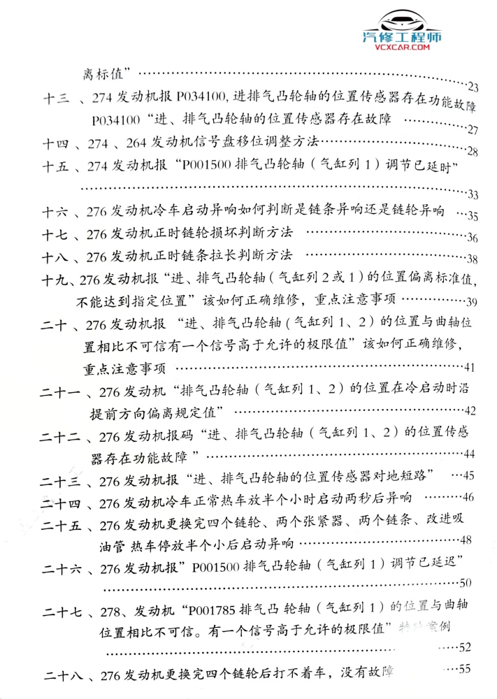 📂奔驰 | 正时 2025年 奔驰正时系统 故障维修方案和实战经典案例 发动机271/272/274/276/278（88页 257M）