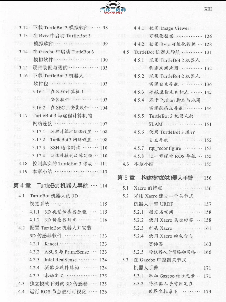 🟥[SVIP·专享] 2020 ROS机器人开发 实用案例分：系统安装+硬件操纵+可视导航+关节控制+空中飞行器+实践操作_第2版（358页 206M）