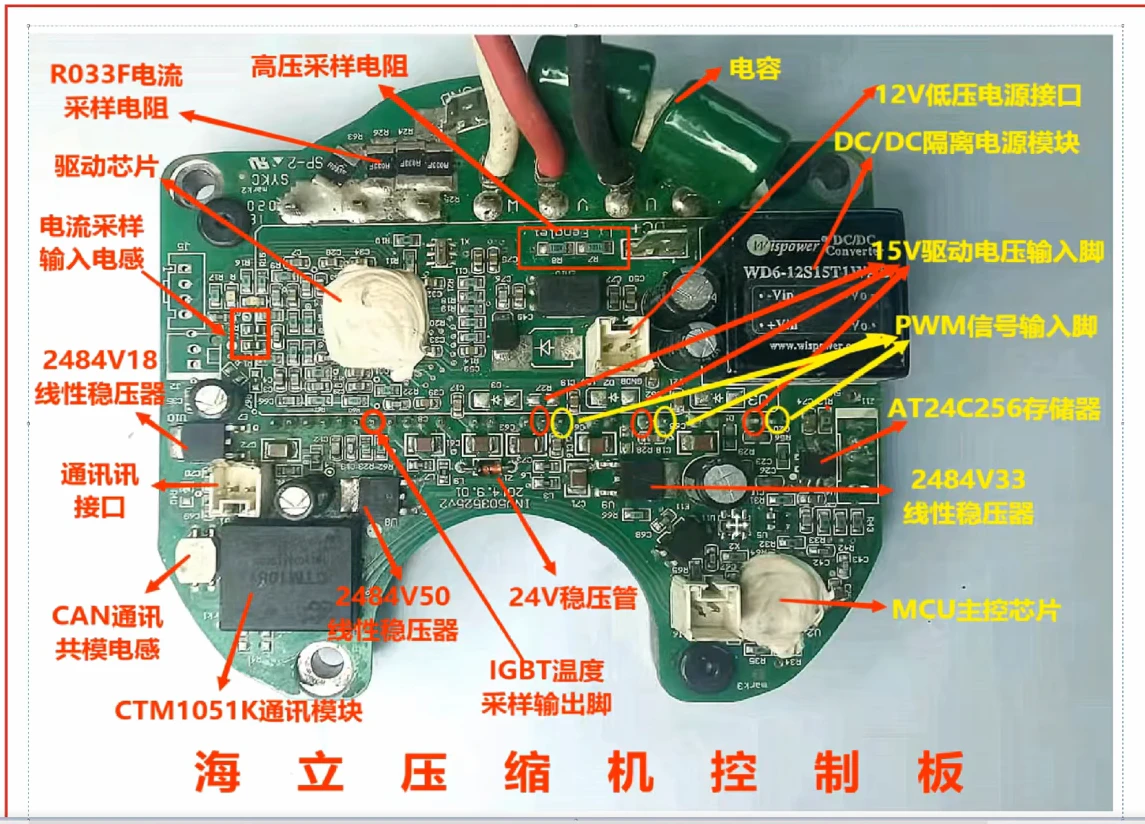 📂新能源 | 空调电控压缩机维修 电子电路零基础视频课 [电子元件+电源+通讯+编程器+压缩机维修案例]_27节（62.36G）
